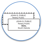 South Dakota Notary Seals